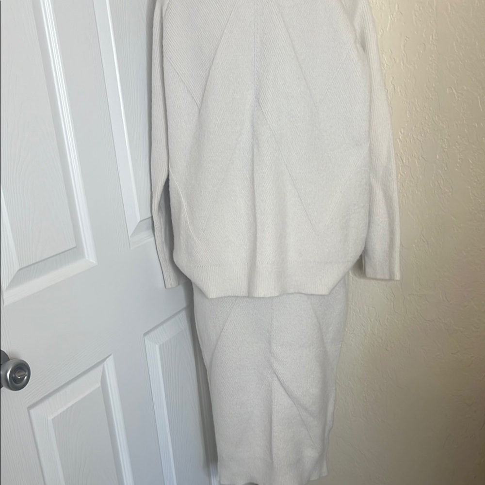Source Unknown Cream Knit Two-Piece Dress Set - Picture 5 of 6